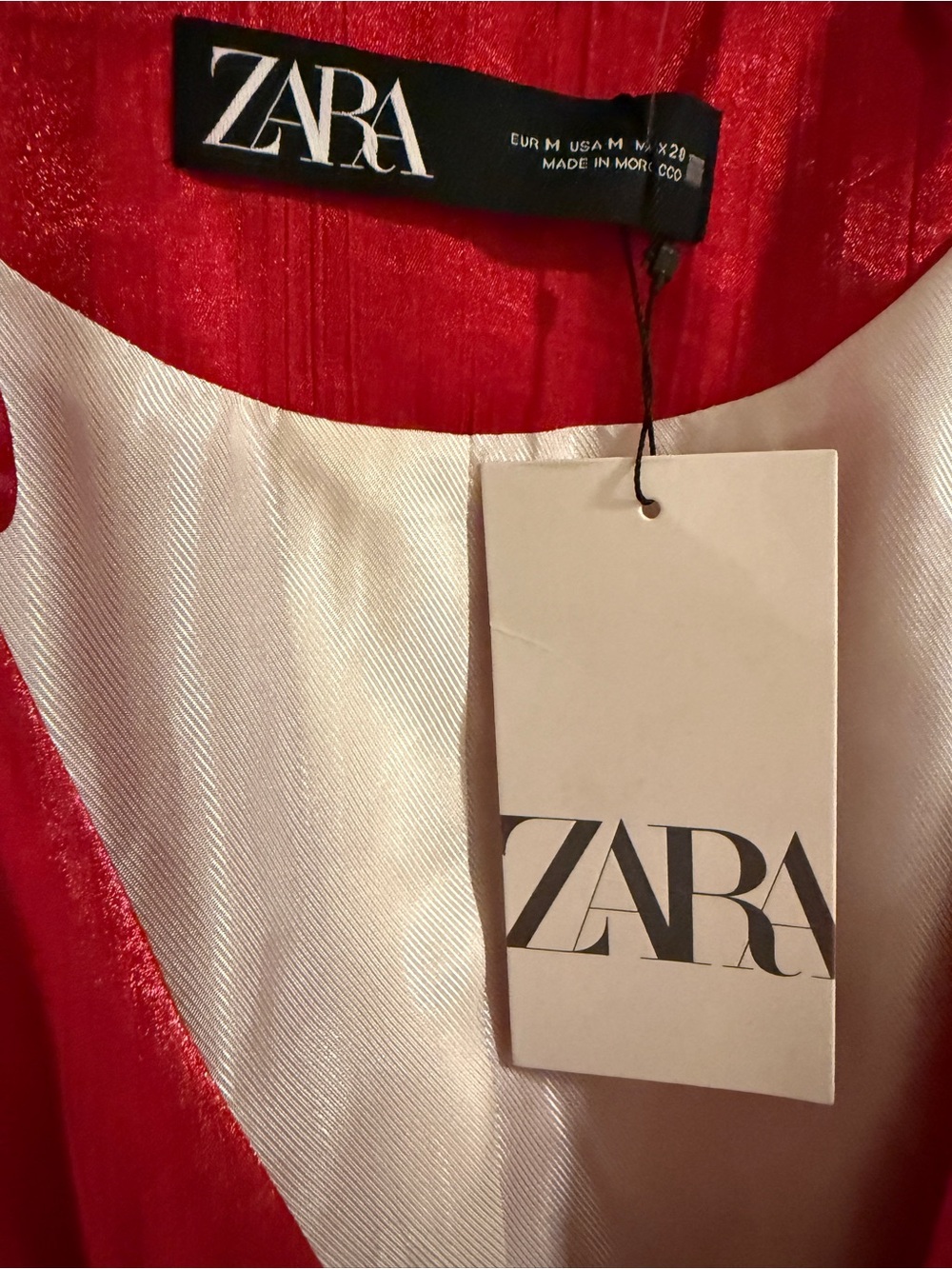 Zara Hot Pink Pleated Tie-Waist Blazer - Picture 4 of 7